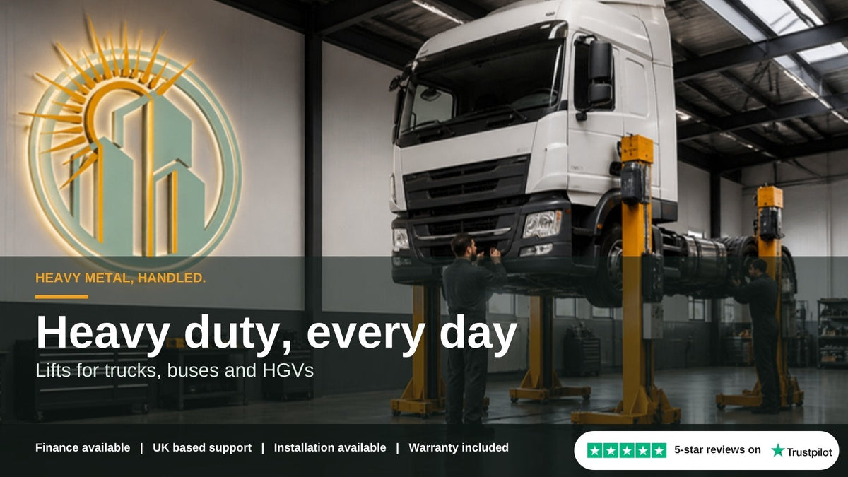 Commercial vehicle, HGV and bus lifts banner