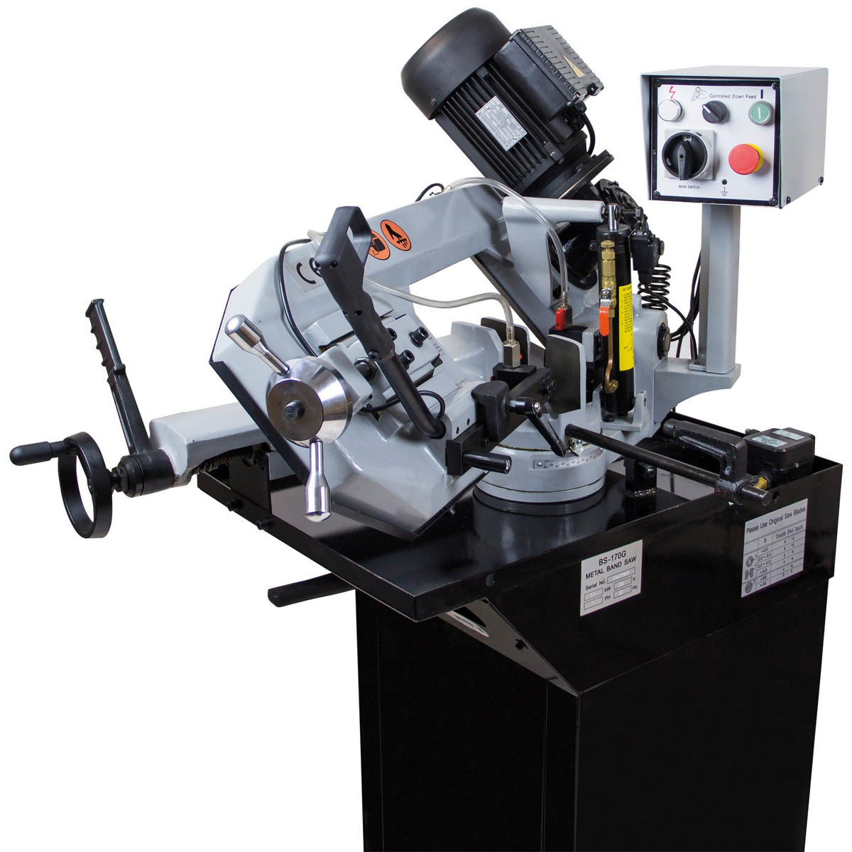 SIP 8" Swivel Head Pull-Down Metal Bandsaw view 2