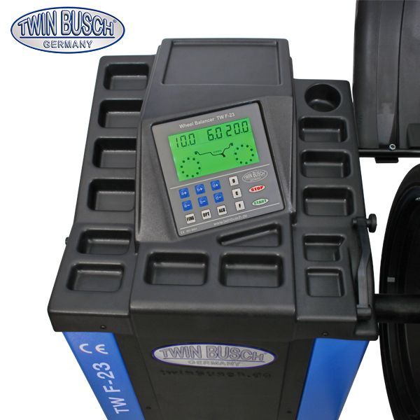 Twin Busch Automatic Wheel Balancer with Sensor Arm TWF-23 view 2