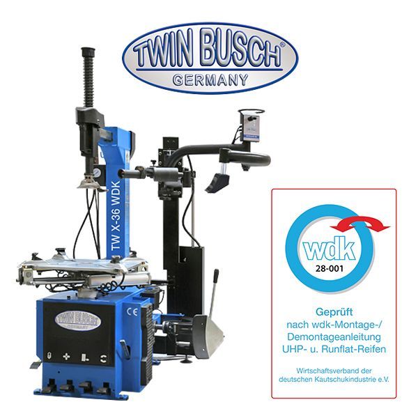 Twin Busch WDK Certified Tyre Changer 2 Speed TWX-36WDK