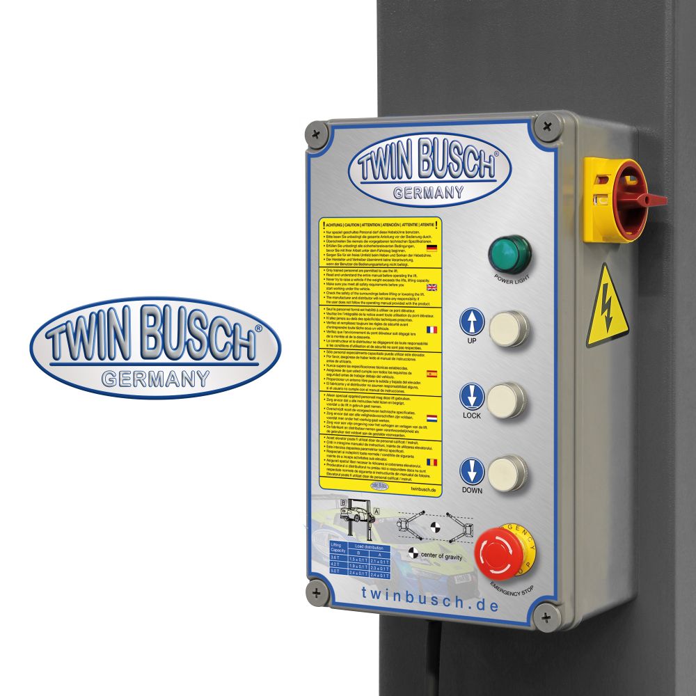 Twin Busch 2 Post Lift 4.2t Basic Line Automatic TW242E-230-G view 4