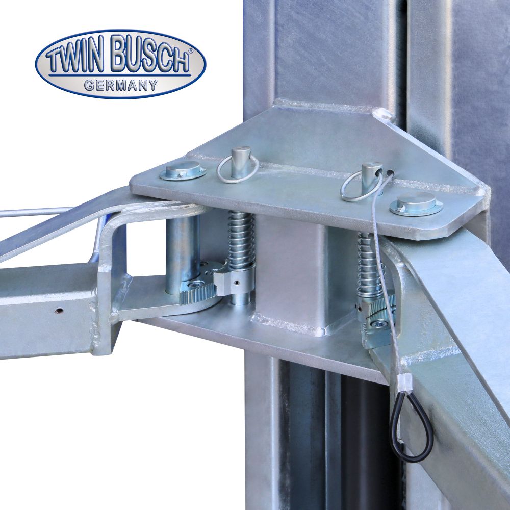 Twin Busch Outdoor 2 Post Lift 4.2t Galvanised TW242M-230-FZ view 2