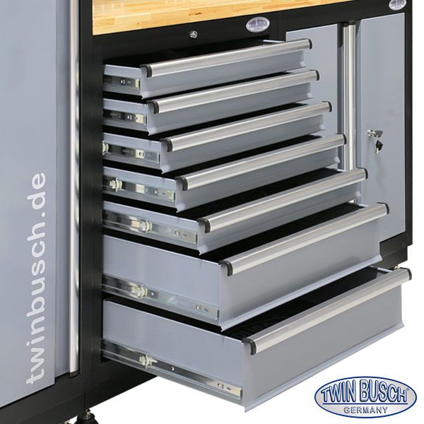 Twin Busch Workshop Cabinet System 15 Piece TWWS15 view 2