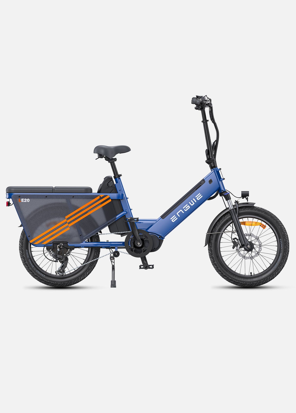 Engwe LE20 Mid Drive Torque Sensor Step Thru Cargo Bike SKU LE20192GY
