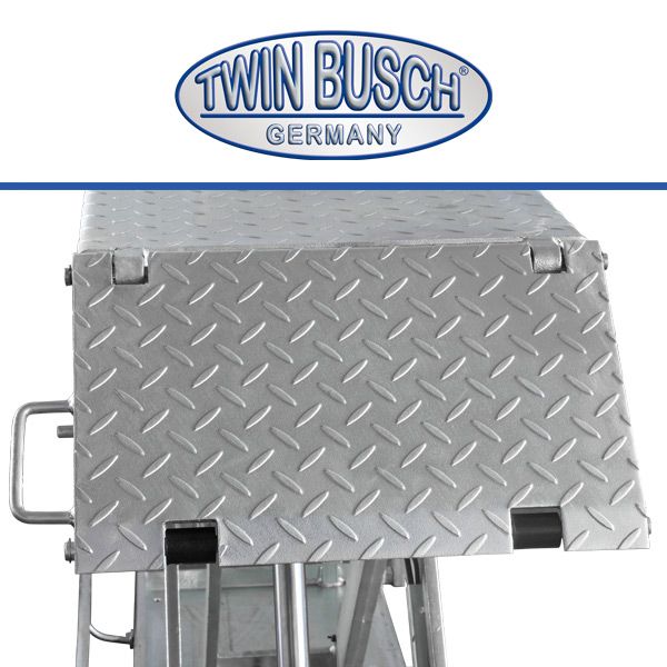 Twin Busch Low Rise Scissor Lift 3.0t Galvanised TWS3-10E-400-FZ view 6