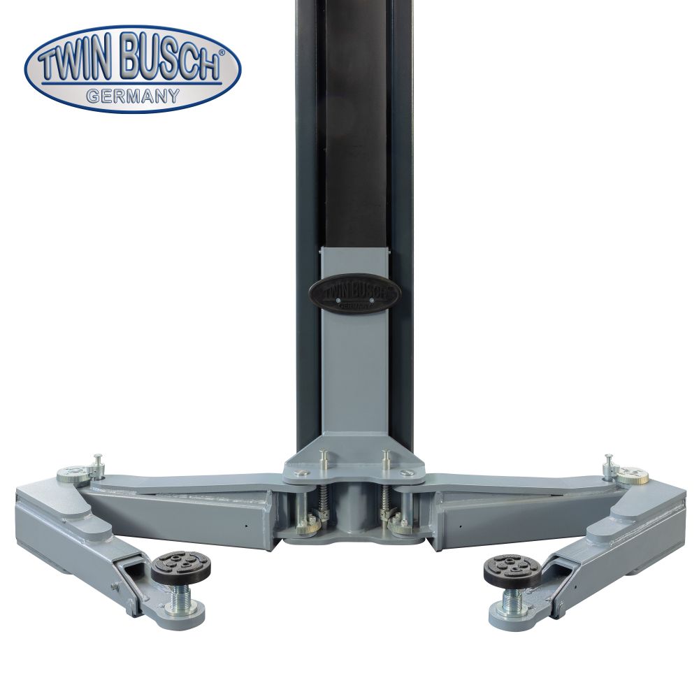 Twin Busch Clear Floor 2 Post Lift 5.0t Heavy Line Double Joint Arms TW250W-400-G view 4