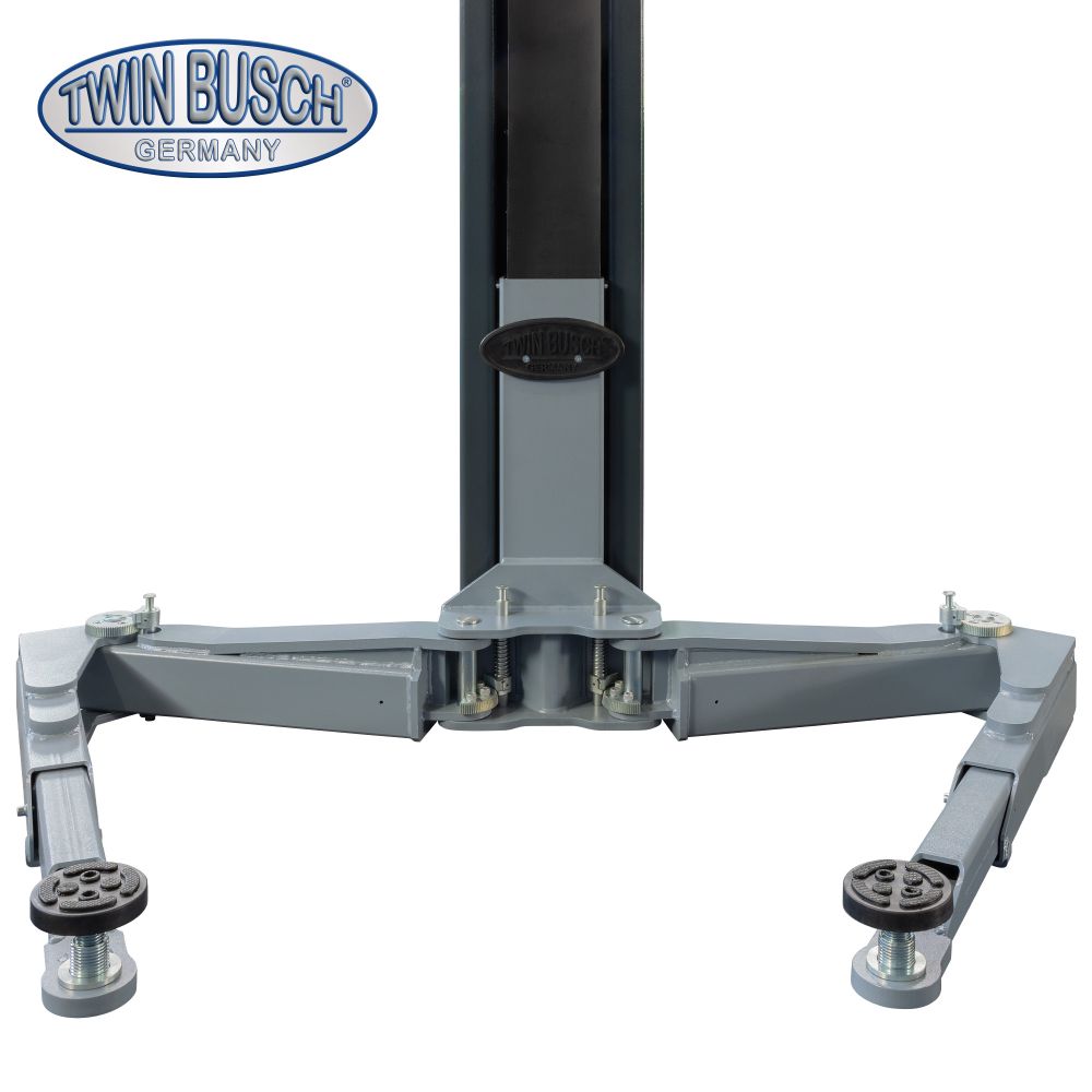 Twin Busch Clear Floor 2 Post Lift 5.0t Heavy Line Double Joint Arms TW250W-400-G view 5