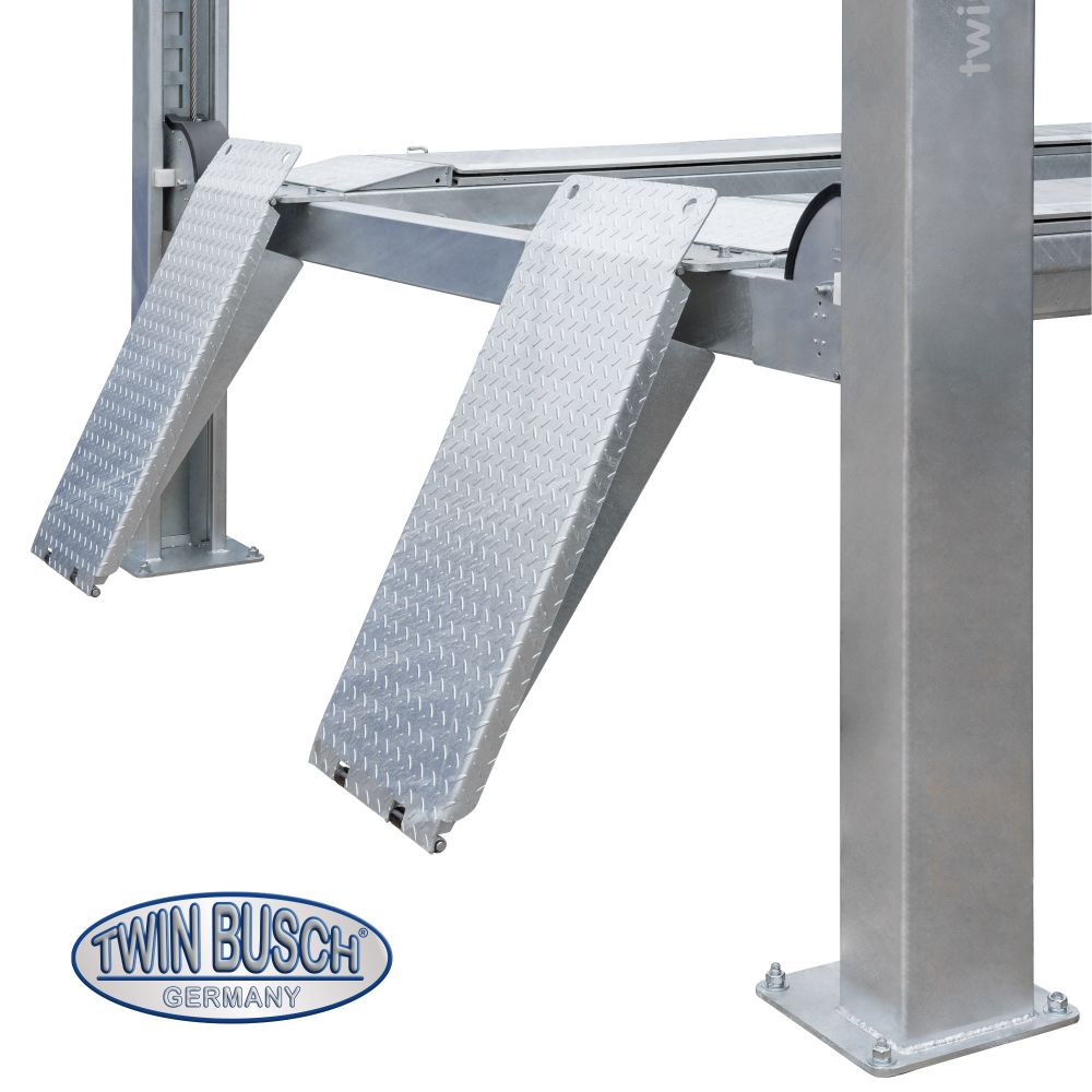 Twin Busch 4 Post Lift 6.5t Galvanised Outdoor TW465E-400-FZ view 4