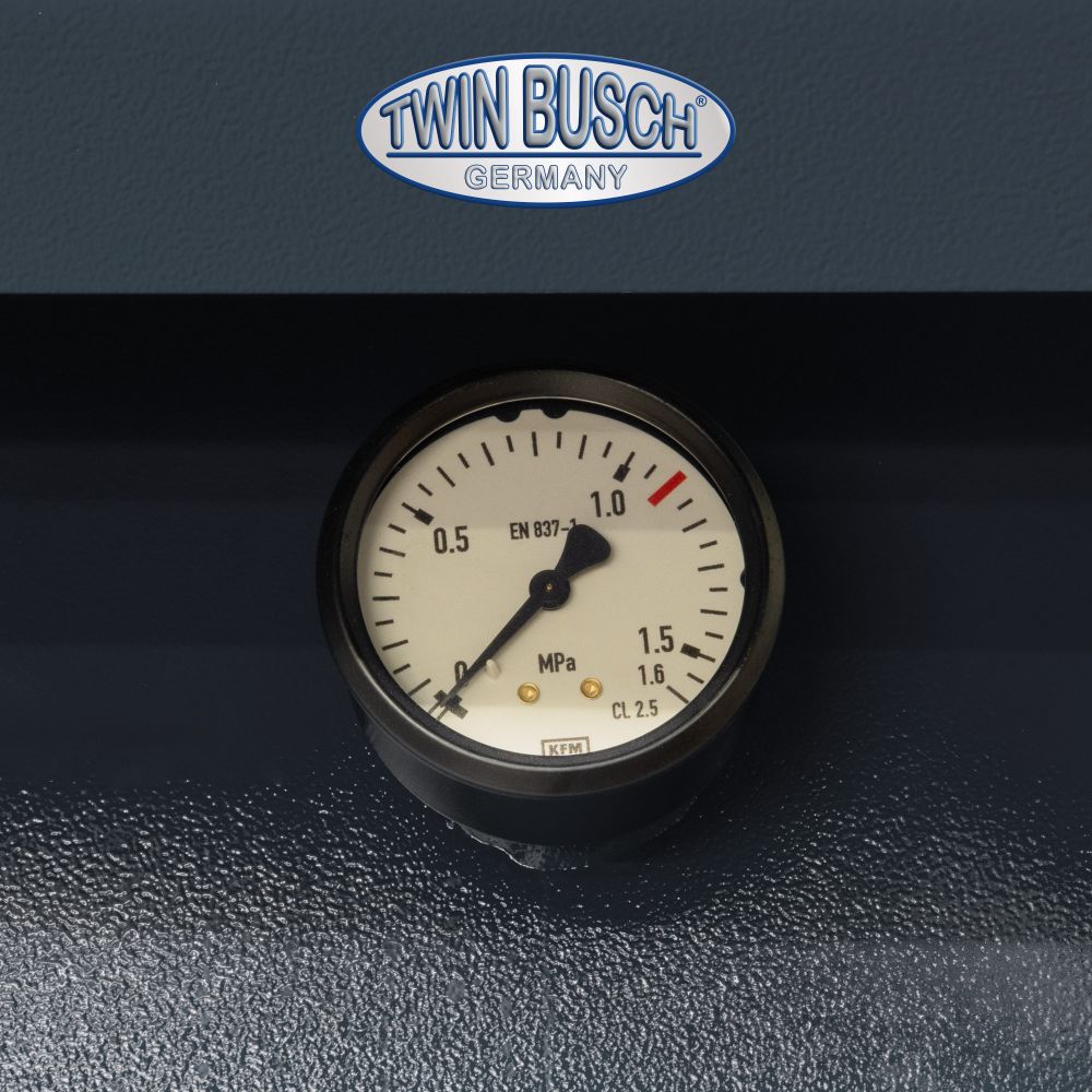 Twin Busch Screw Compressor 500 Litre 7.5kW TWKL-500S view 4