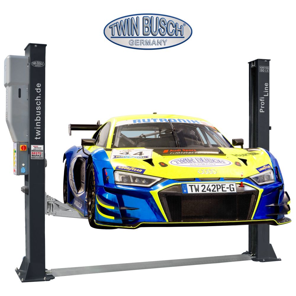 Twin Busch 2 Post Lift 4.2t Profi Line TW242PE-G