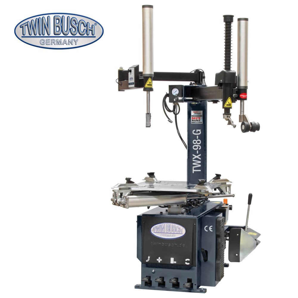 Twin Busch Tyre Changer Run Flat with Twin Assist Arms TWX-98-G
