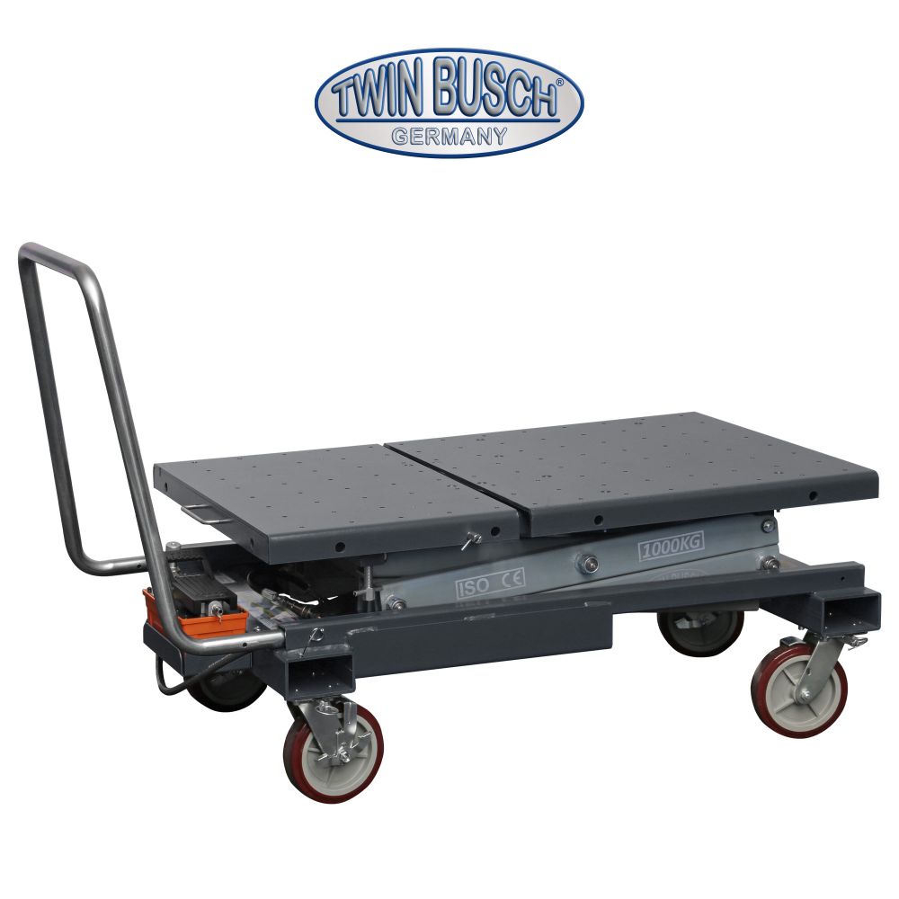 Twin Busch Professional Scissor Lift Table 1000kg EV Battery Lift TWSH10-18-G view 2