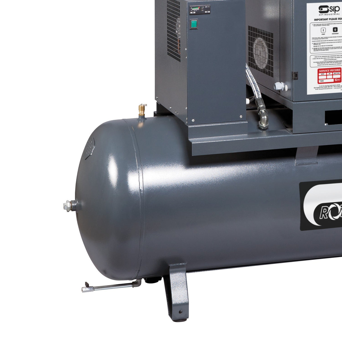 SIP RS08-10-270BD/RD 270ltr Rotary Screw Compressor with Dryer view 4