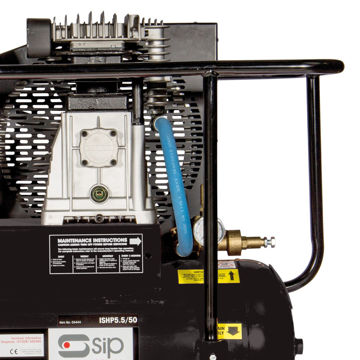 SIP ISHP5.5/50 Industrial Petrol Compressor view 3