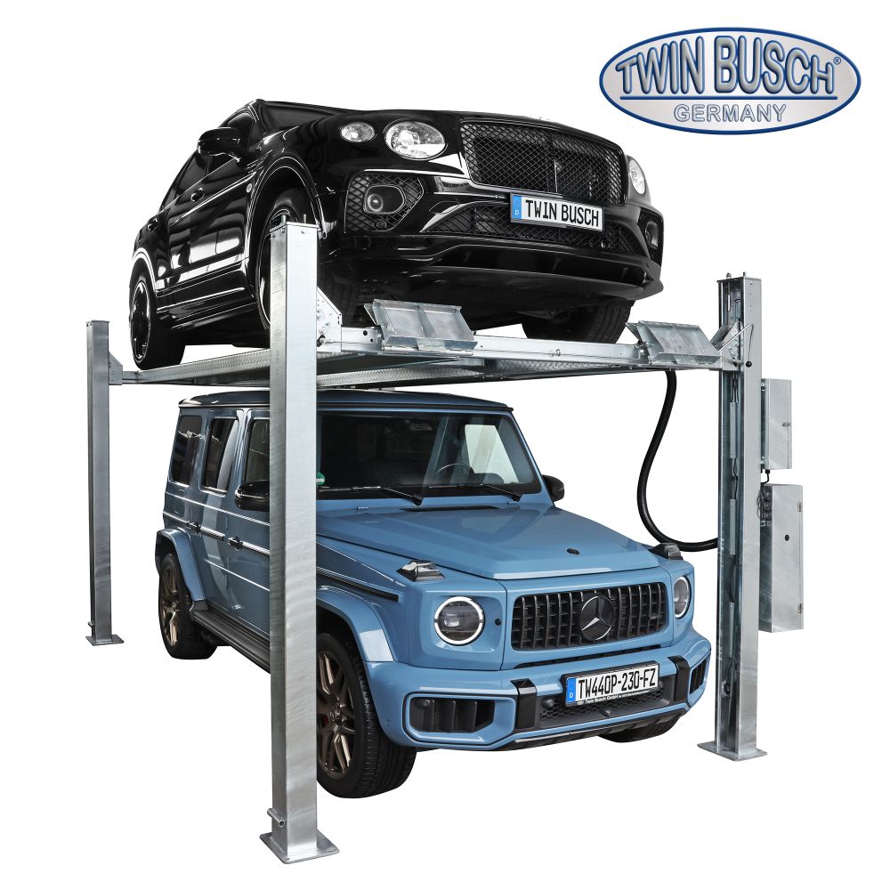 Twin Busch 4 Post Parking Lift 4.0t Galvanised Outdoor TW440P-230-FZ view 6