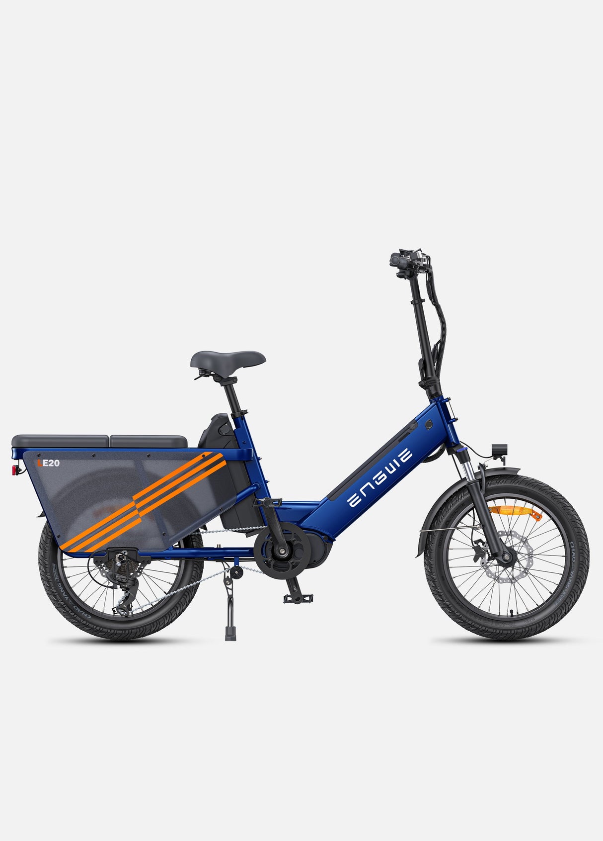 Engwe LE20 Mid Drive Torque Sensor Step Thru Cargo Bike SKU LE20192GY