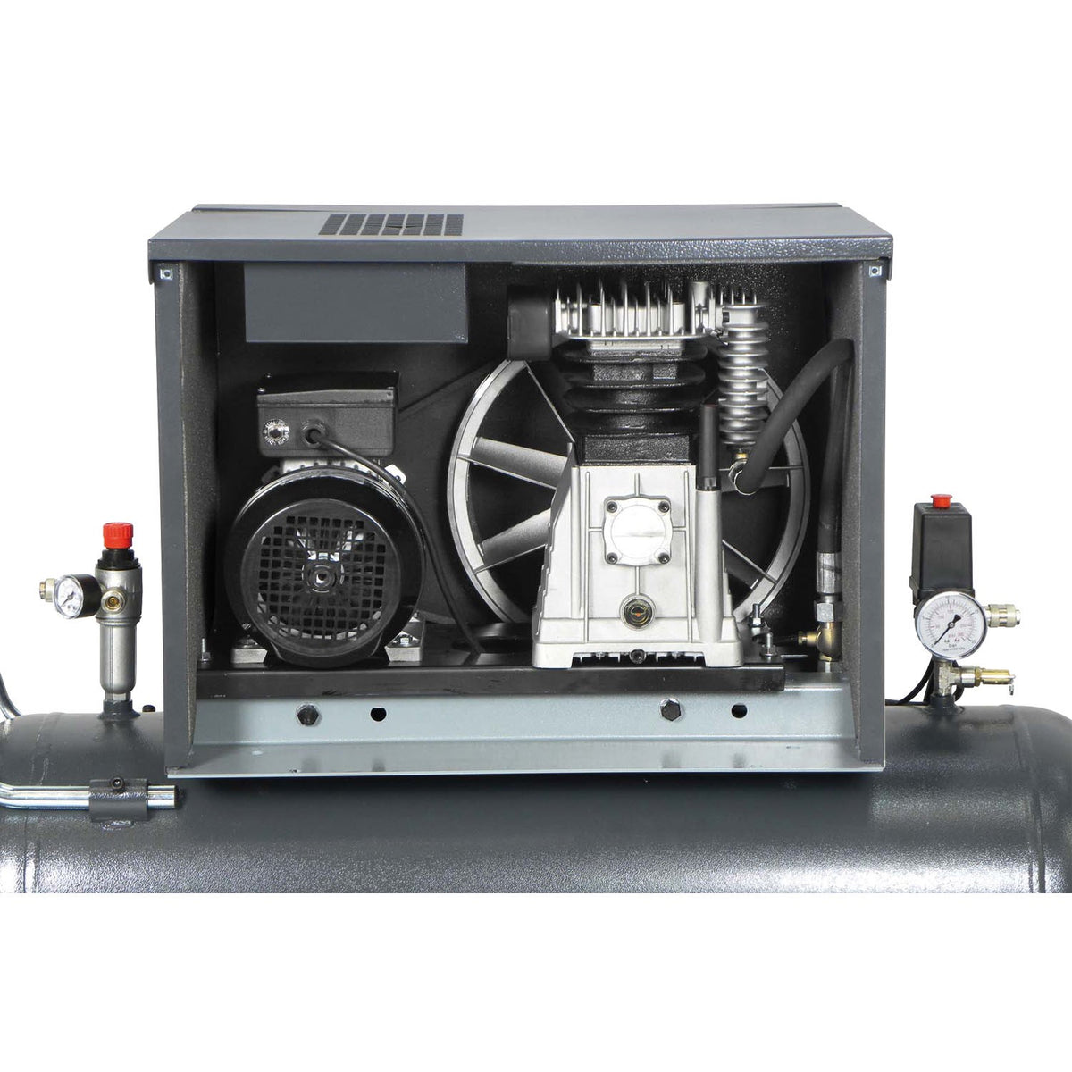 SIP PB3800/3M/200 Silenced Piston Compressor view 2
