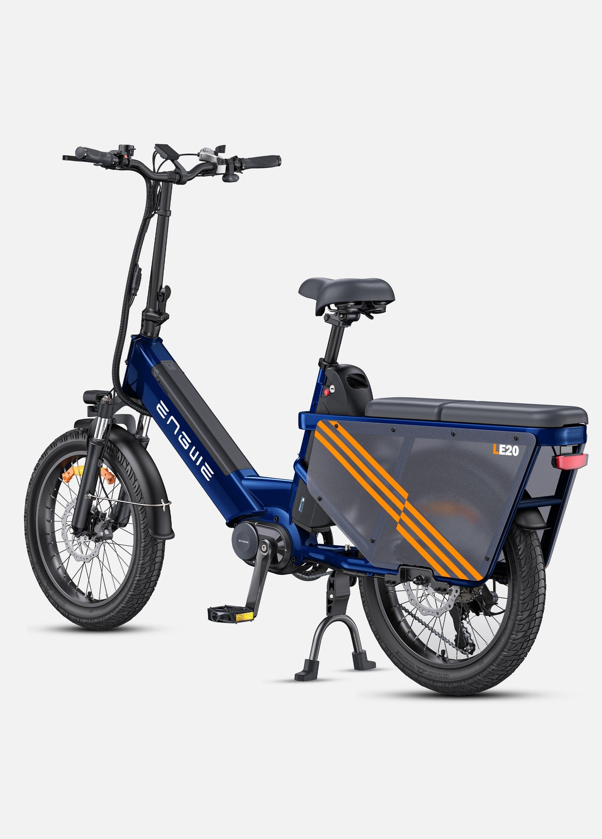 Engwe LE20 Mid Drive Torque Sensor Step Thru Cargo Bike SKU LE20192GY