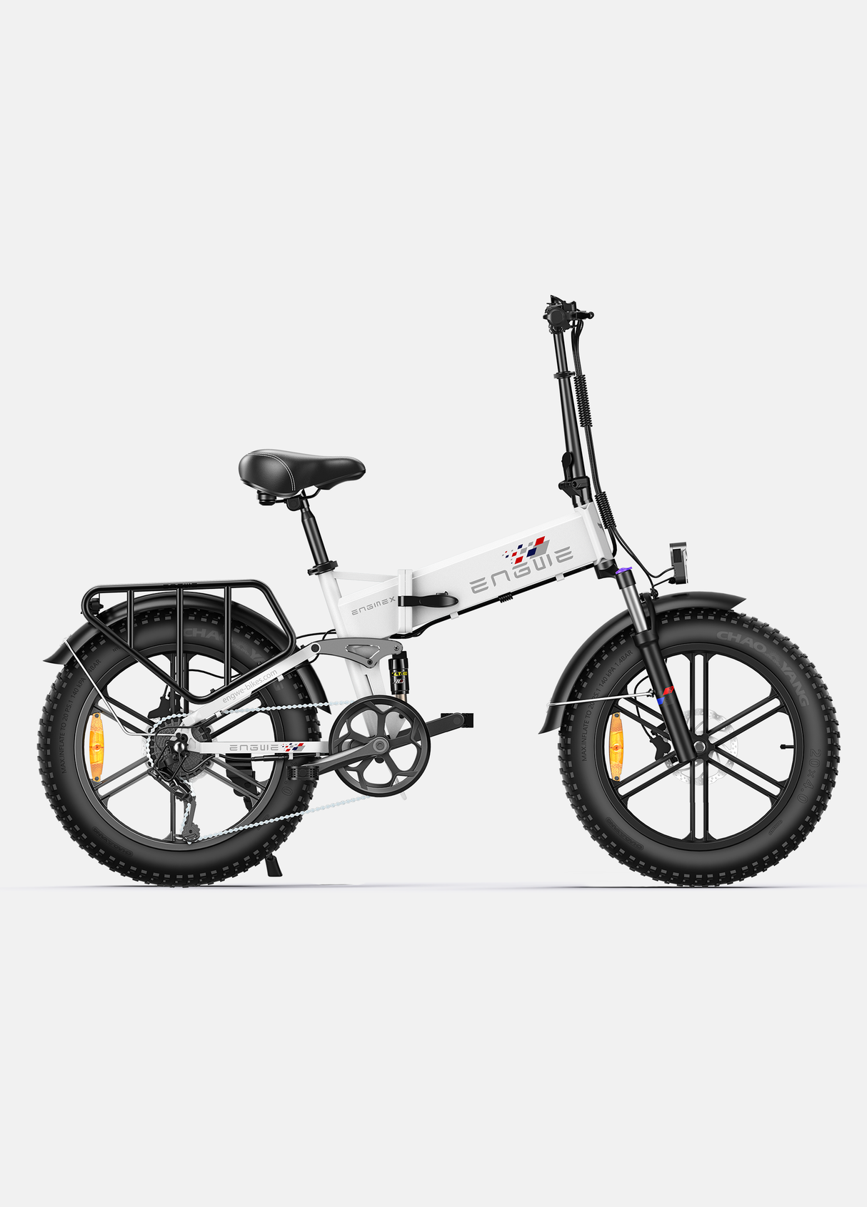 Engwe Engine X Combo Full Suspension Foldable E-bike SKU EngineX-2White