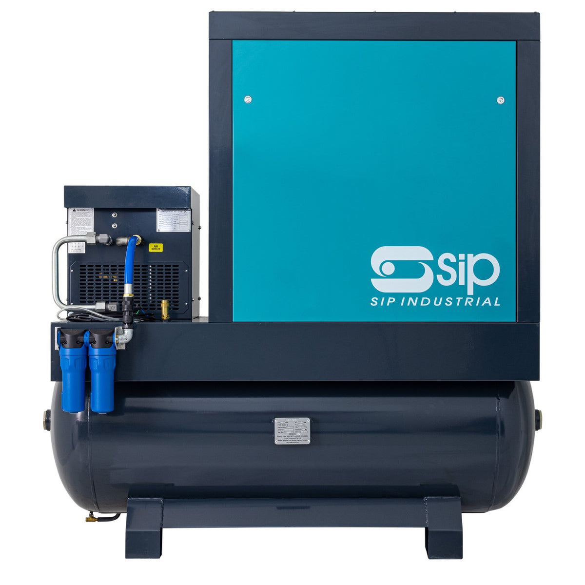 SIP VSDD/RDF 11kW 10bar 500ltr 400v Rotary Screw Compressor with Dryer & Filter view 4