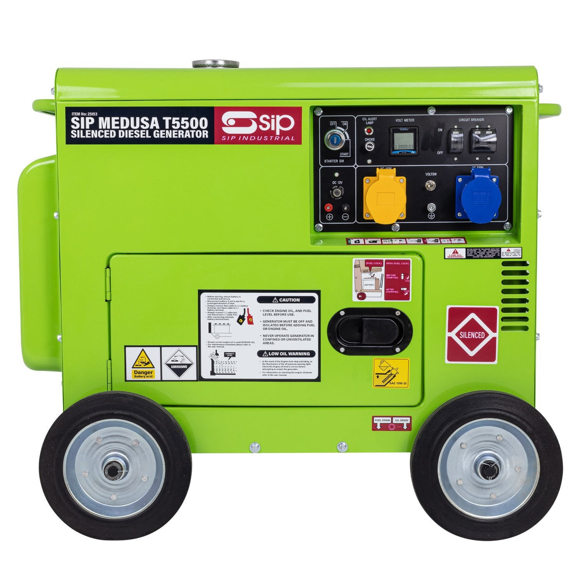 SIP MEDUSA® T5500 Silenced Diesel Generator view 4