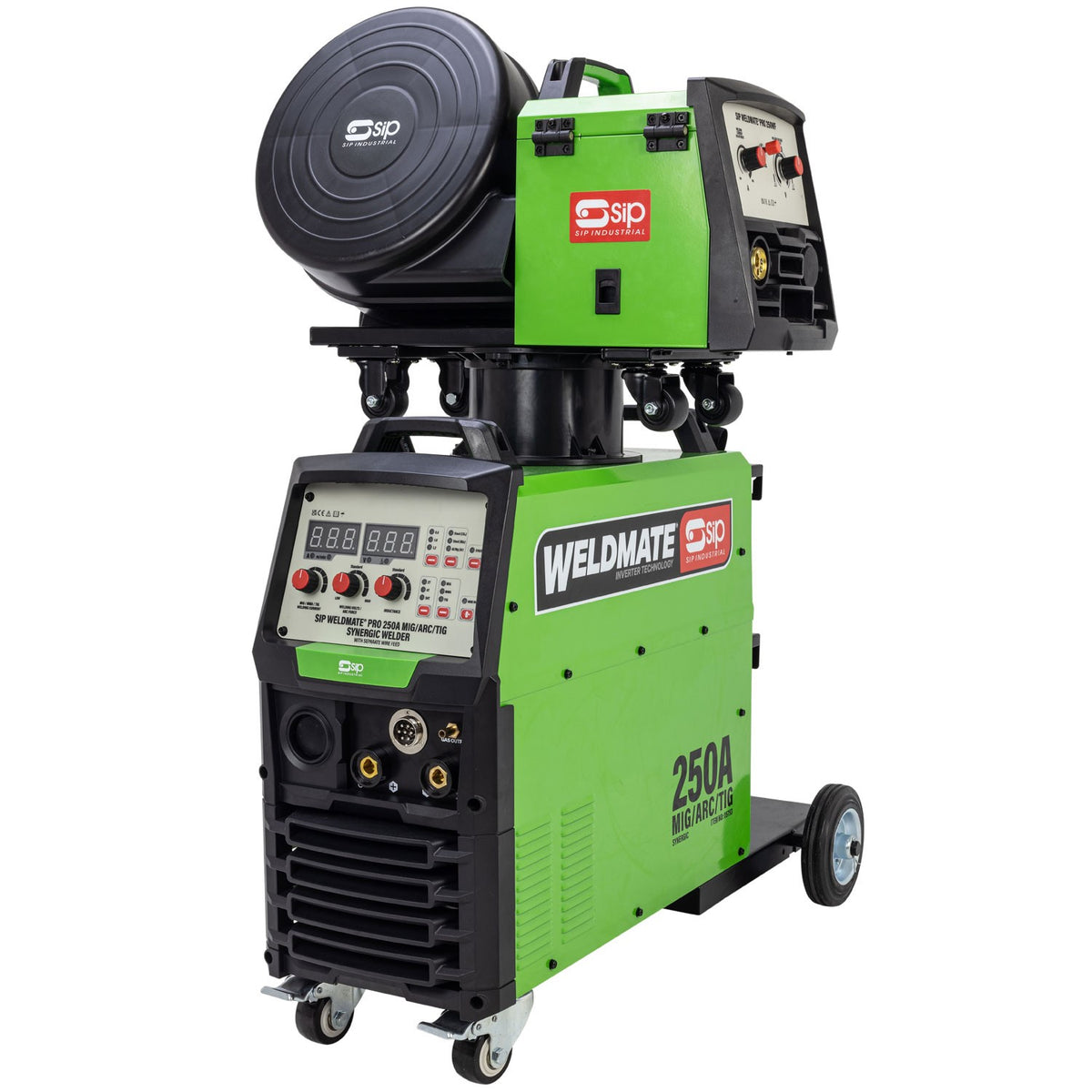 SIP WELDMATE® PRO 250A MIG/ARC/TIG Synergic Inverter Welder with Separate Wire Feed view 2