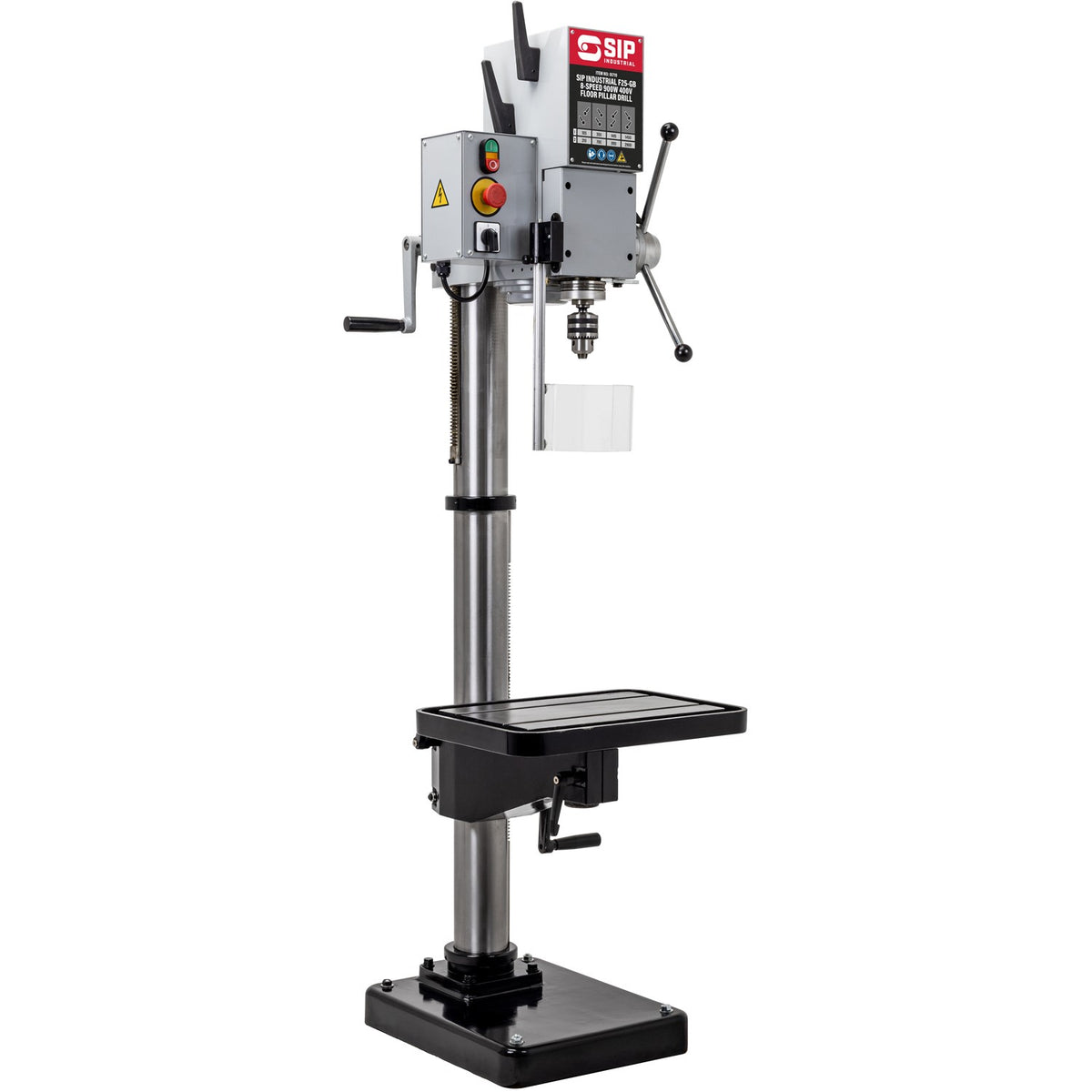 SIP Industrial F25-GB 8-Speed 900w 400v Floor Pillar Drill view 6