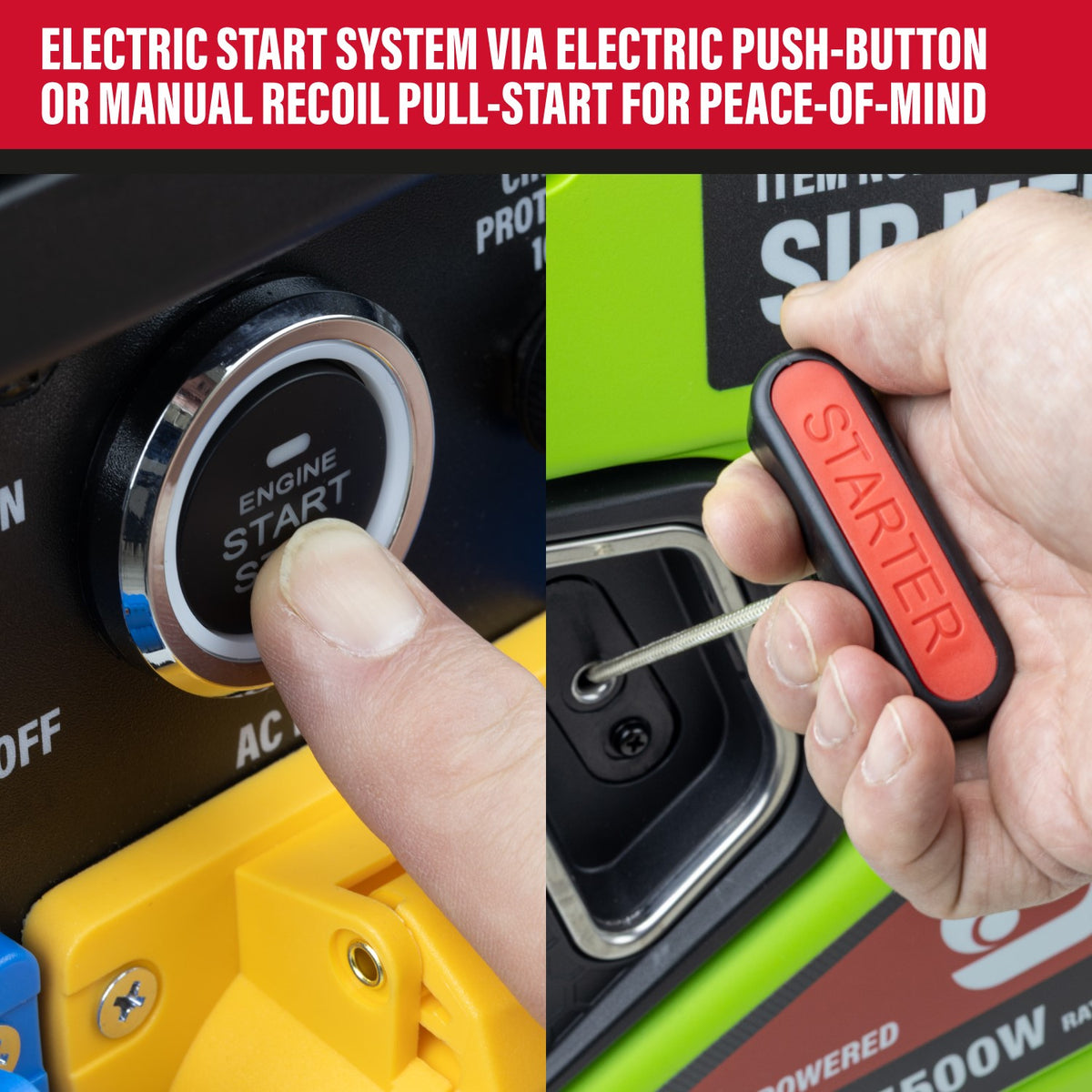 SIP MEDUSA® ISG5800 5.8kW Dual Voltage Digital Inverter Generator view 4