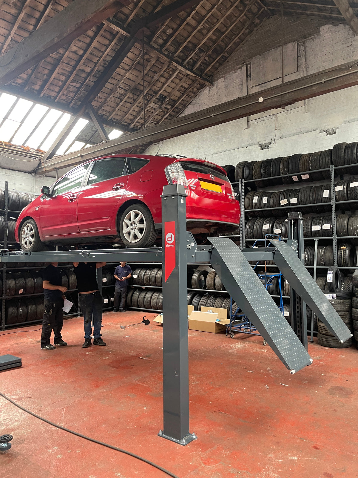 Dama 5T 4 Post Lift with 5140mm Platforms HDM55140, view 5