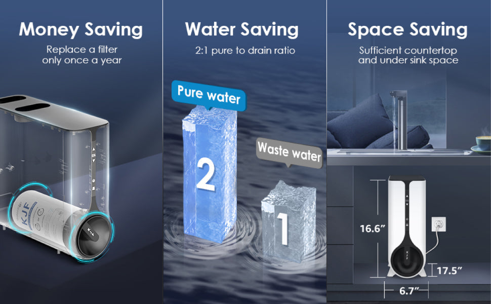 Waterdrop Reverse Osmosis Instant Hot Water Dispenser System SKU WD-K6