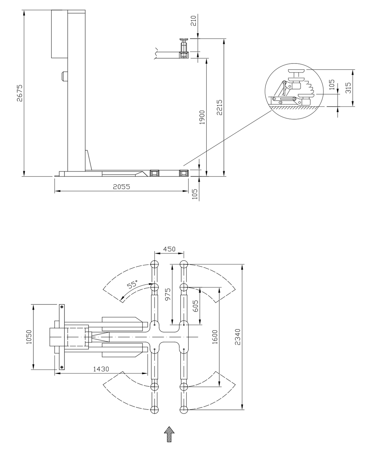 Stenhoj Mistral Single Post Lift H25S