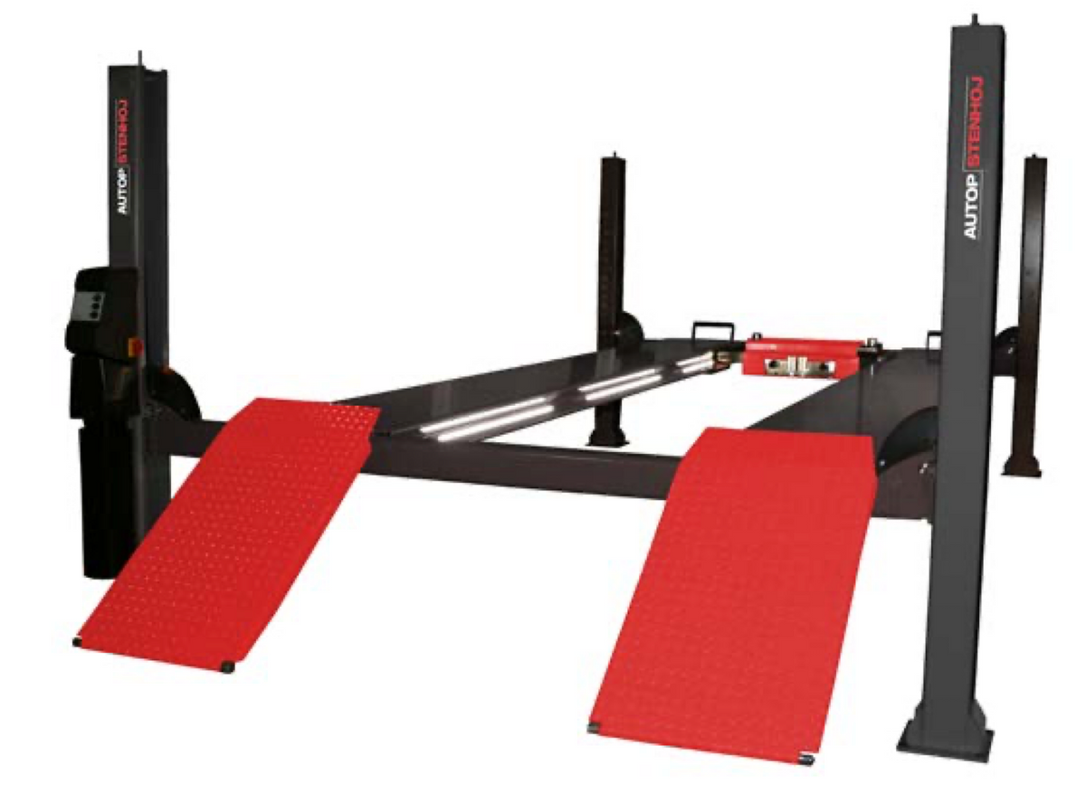 Stenhoj Major 7230 4 Post Service Lift w/ 6000mm Platforms 7230-60S