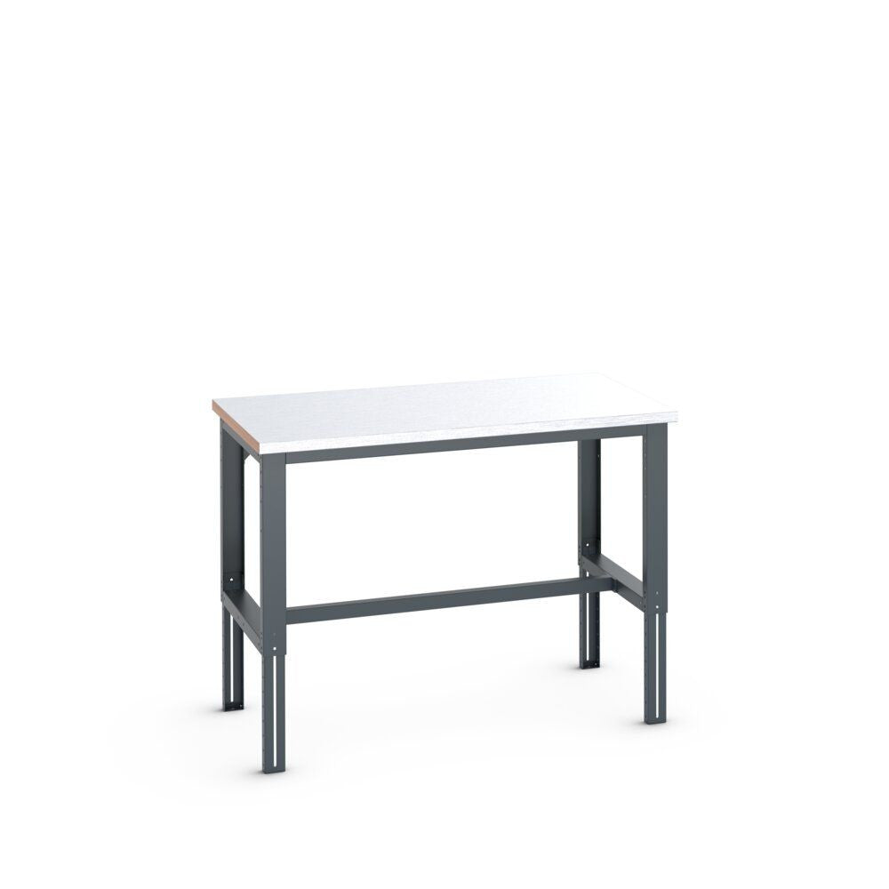 Bott Cubio Framework Bench (Steel Clad), 1500x900x740-1140mm, anthracite grey
