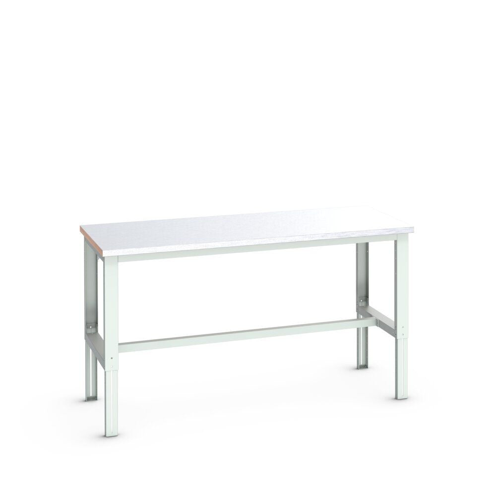 Bott Cubio Framework Bench (Steel Clad), 2000x900x740-1140mm, light grey