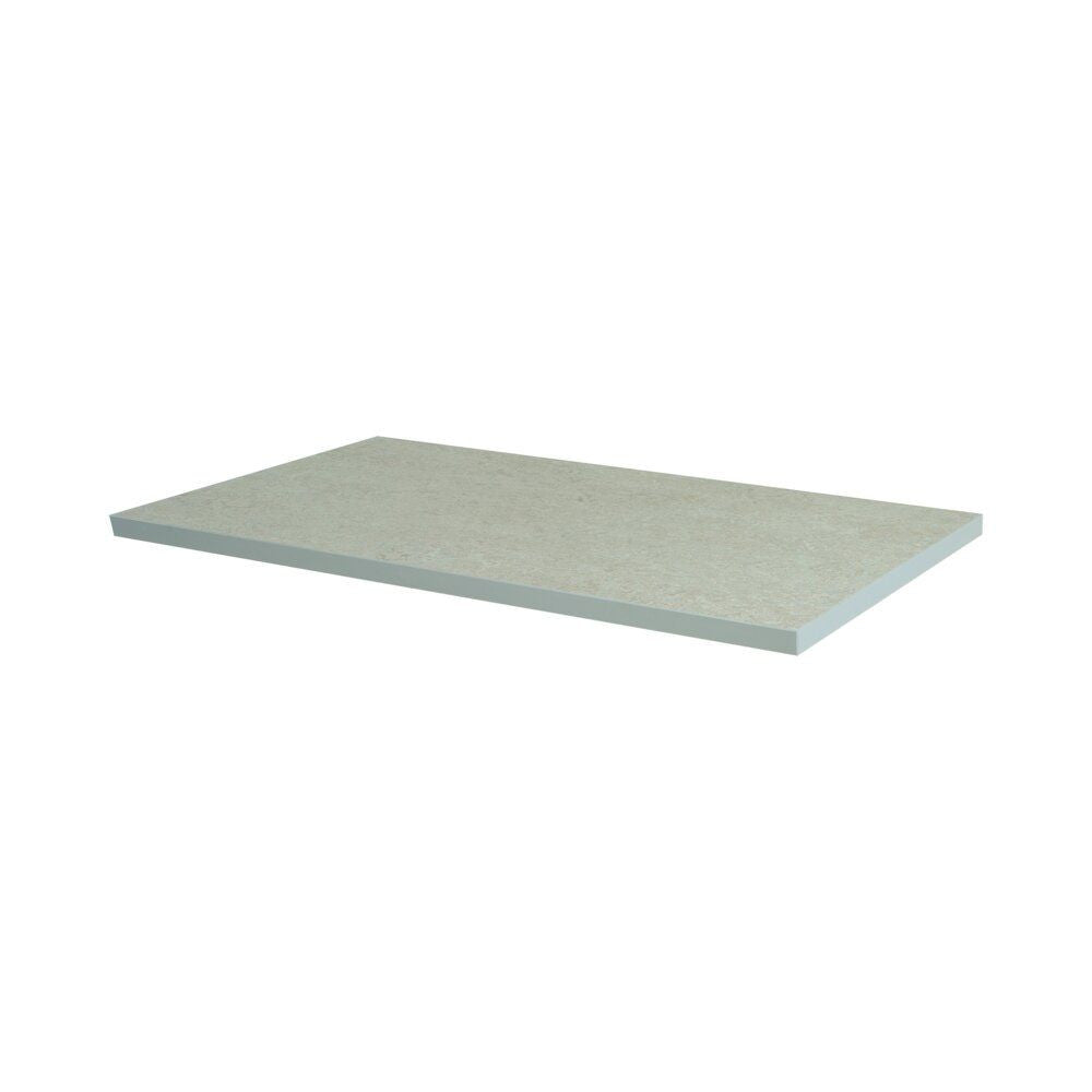 Bott Cubio Pedestal Bench (Lino) with 7 Drawer Cabinet / Endframe, 2000x900x940mm, detail