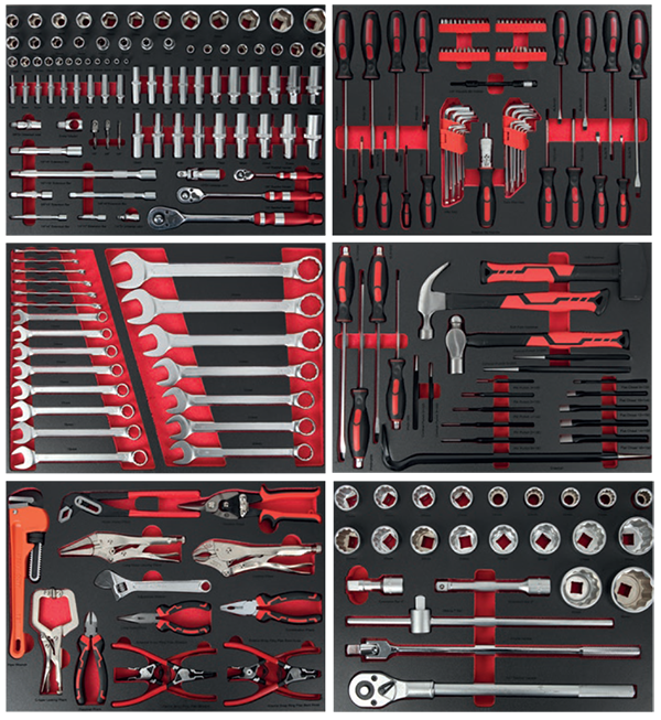 Dama HDA8110 14 Drawer Tool Cabinet with Tools - Image 2