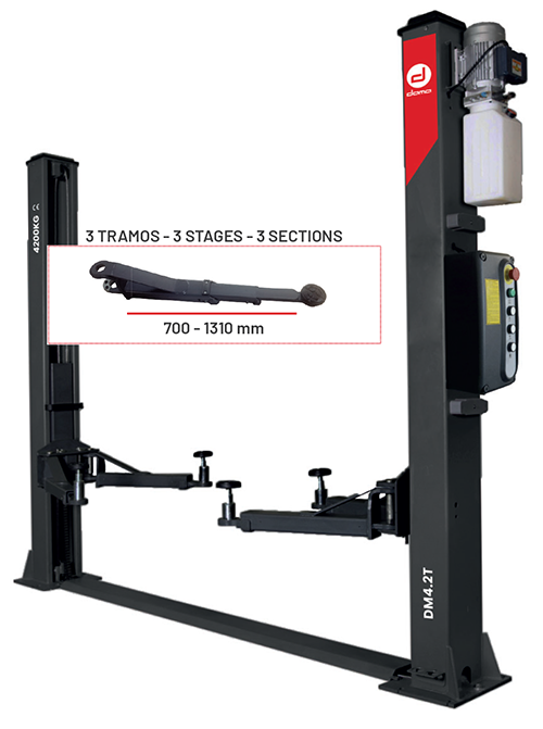 Dama Narrow 2 Post Lift