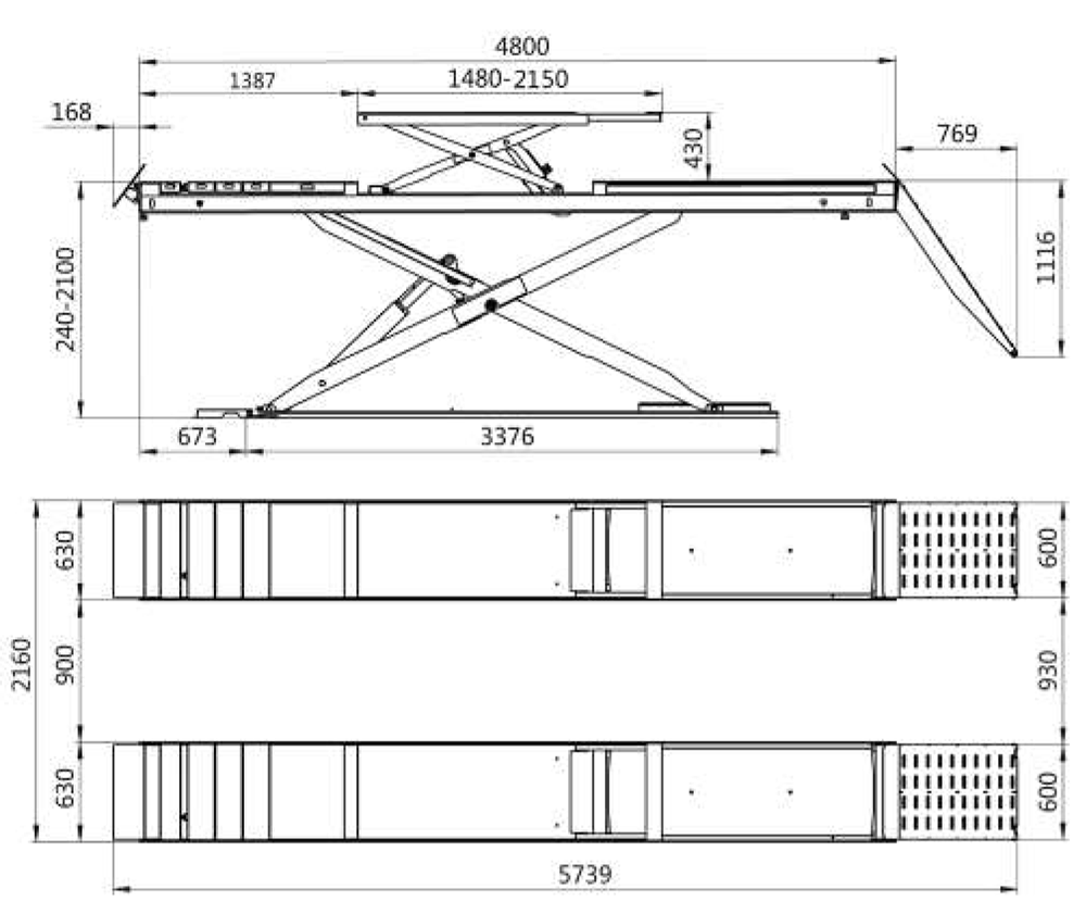 Dama HDM4.5MSR Double Scissor Lift - Image 2
