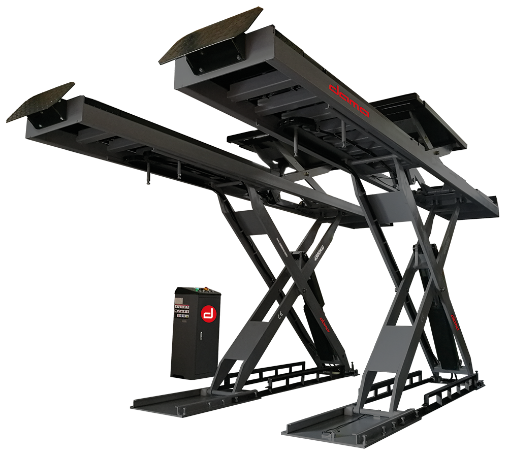 Dama 4.5T Wheel Alignment Scissor Lift, Versatile Design HDM45MSI2H