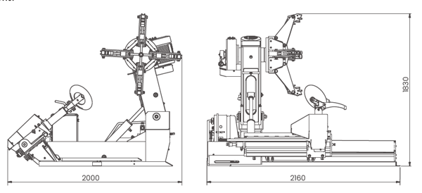 Dama HDM590 Commercial/Agri Tyre Changer - Image 3