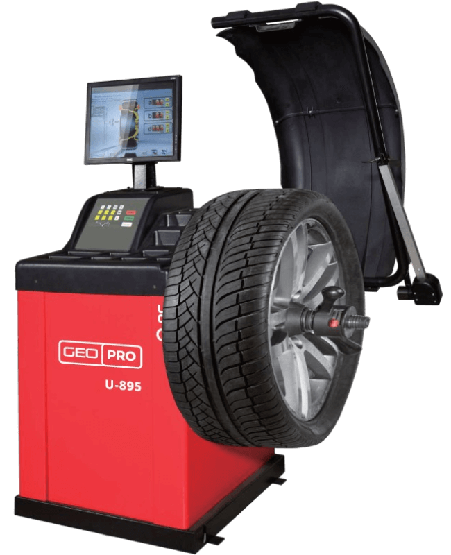 GEO PRO U895 Fully Automatic Wheel Balancer with 17 Inch LCD Screen SKU GEO167