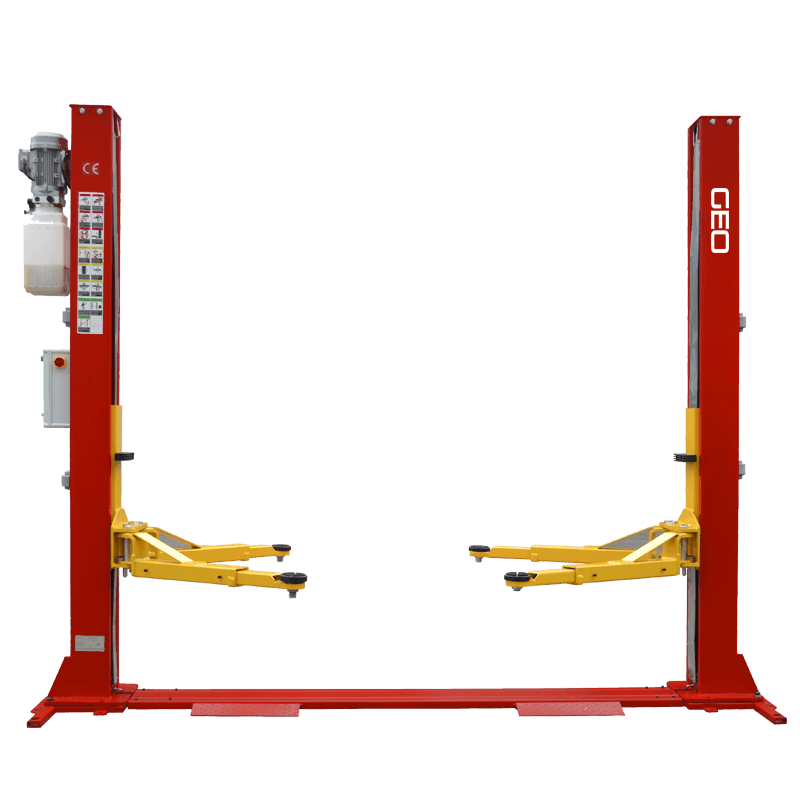 Garage Equipment 4 Tonne Electronic Release H Frame 2 Post Lift SKU GEO202