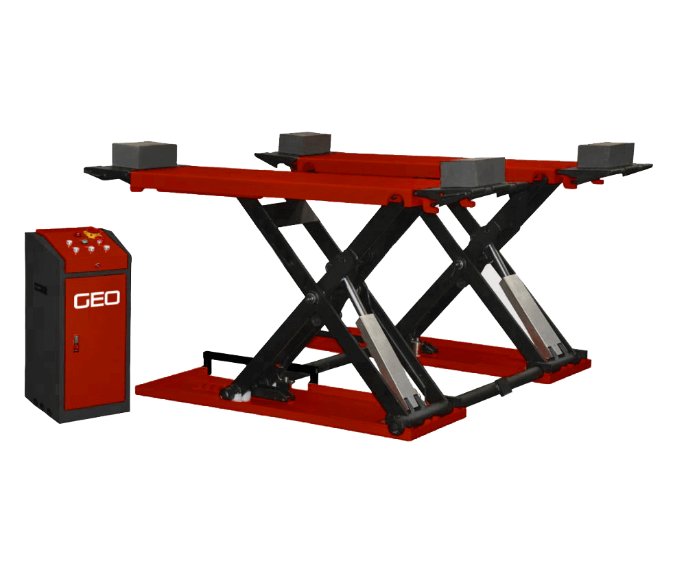 GEO 3 Tonne Mid Rise Car Scissor Lift SKU GEO063