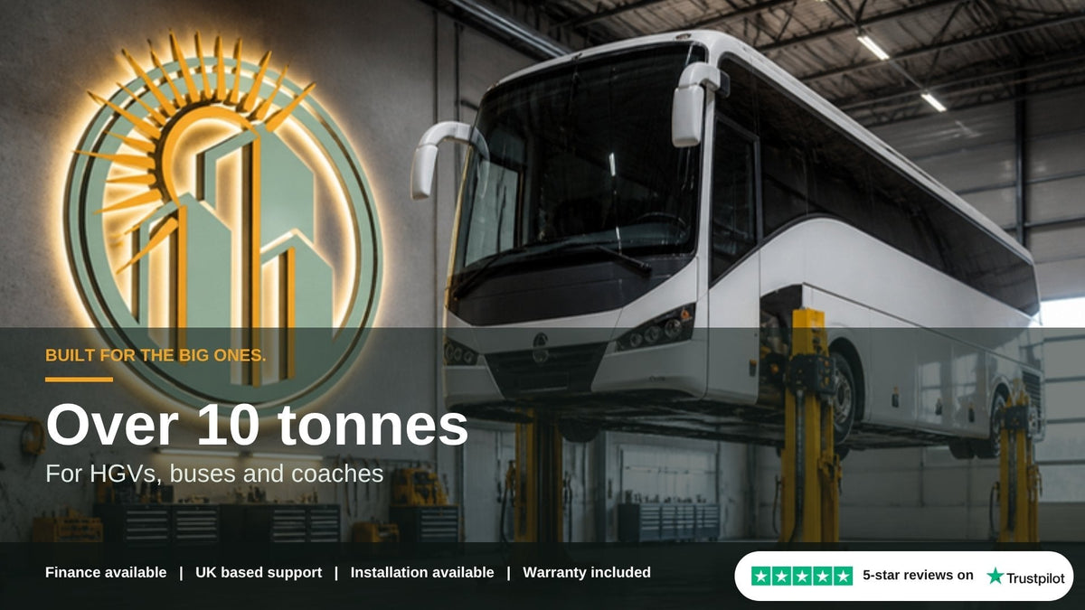 Heavy duty lifts over 10 tonnes banner