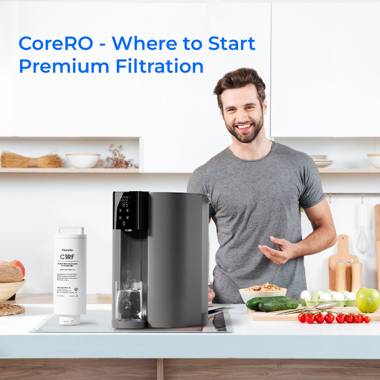 Waterdrop Instant Hot Water Reverse Osmosis System SKU WD-C1H