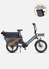 Engwe LE20 Mid-drive Torque Sensor Step-Thru Cargo Bike SKU LE20192GY