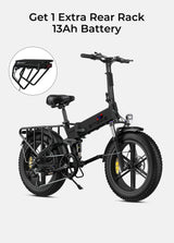 ENGWE Engine X Full Suspension Foldable E-bike SKU AENX-UKBK01