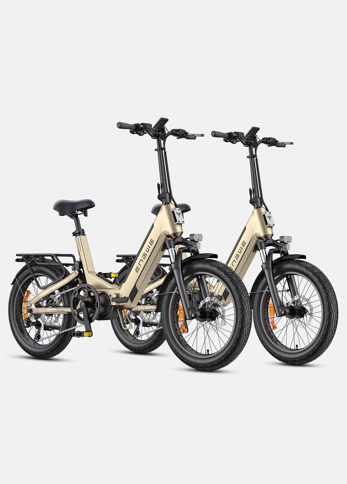 Engwe L20 3.0 Pro Combo Mid-drive Motor Full Suspension Compact E-bike SKU UKL2030PROBK2