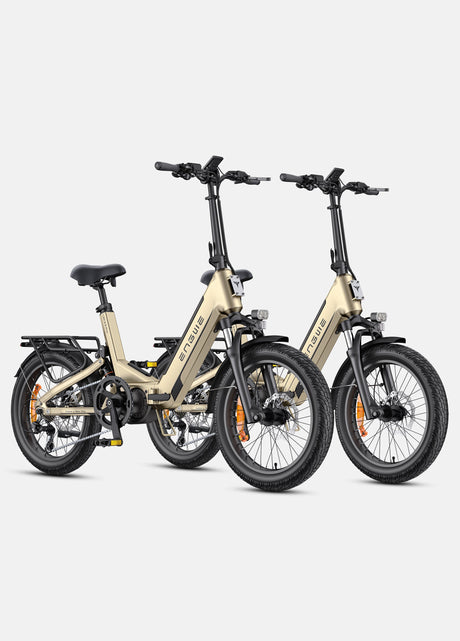 Engwe L20 3.0 Pro Combo Mid-drive Motor Full Suspension Compact E-bike SKU UKL2030PROBK2
