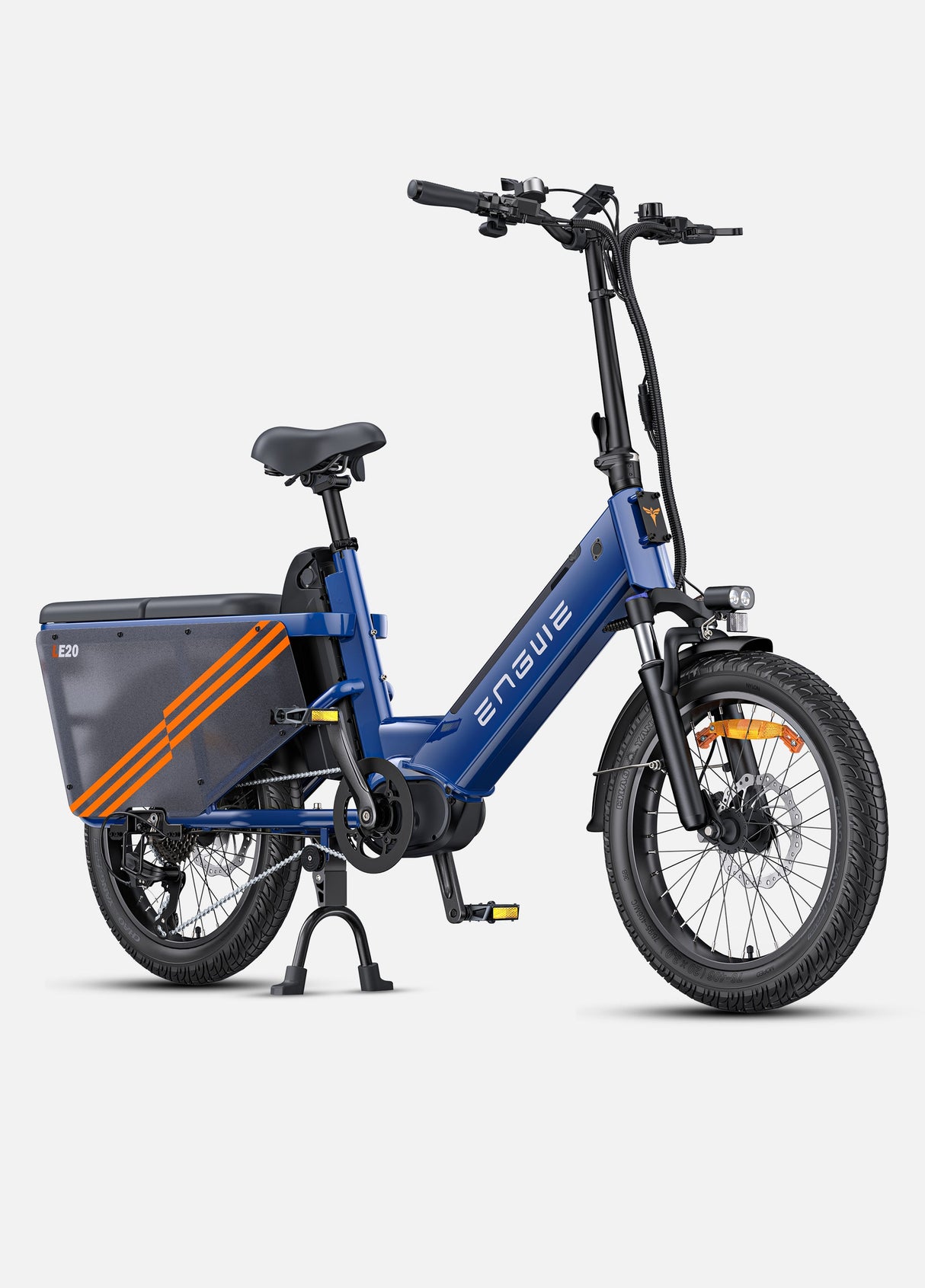 Engwe LE20 Mid-drive Torque Sensor Step-Thru Cargo Bike SKU LE20192GY